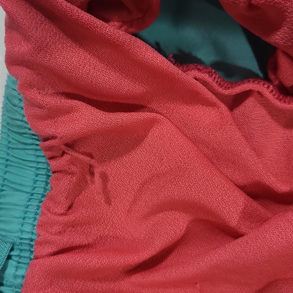 LAUREN JAMES CO Green Pink Dri Fit Athletic Shorts with Lining - Picture 7 of 13